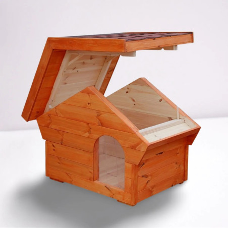 Zateplena-buda-pre-psa-Atlas-Premium-otvaratelna-strecha